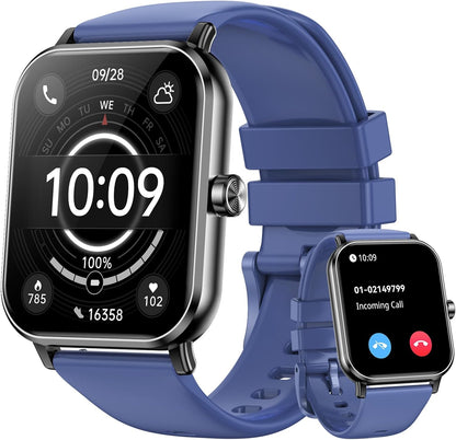 Smart Fitness Watch for Android & iPhone – 1.85" HD, Heart Rate, Sleep, Sports