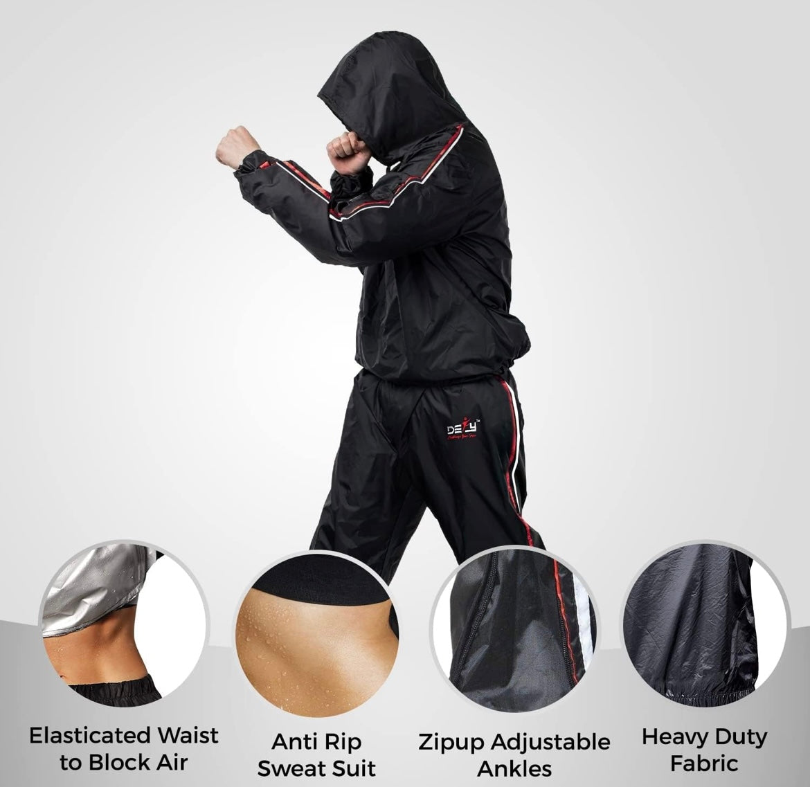 DEFY Heavy Duty Sauna Suit for Men and Women