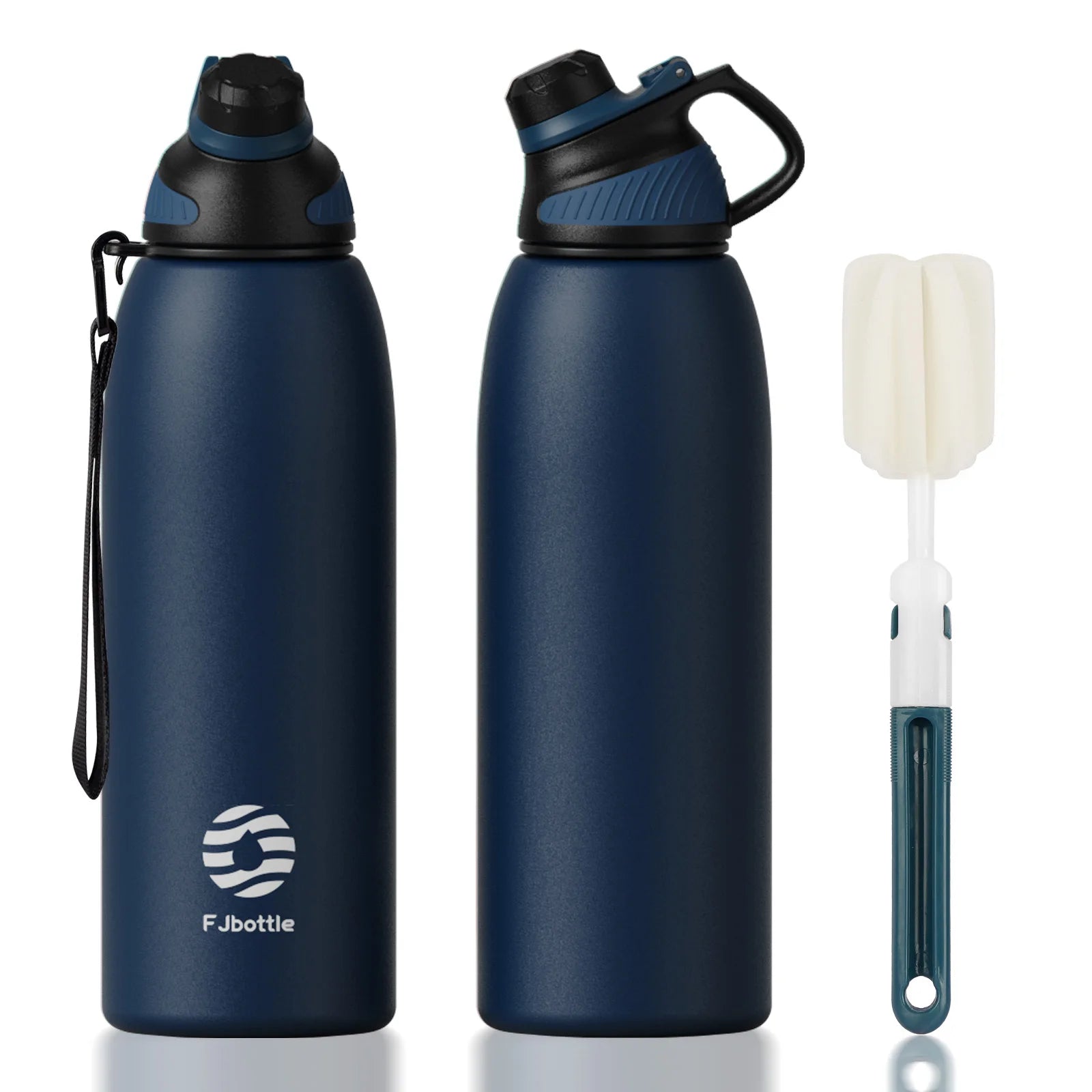 -Stainless Steel Thermo Bottle with Magnetic Lid, Insulated Vacuum Flask, Outdoor Sport Water Bottle, Keep Cold, 1500Ml