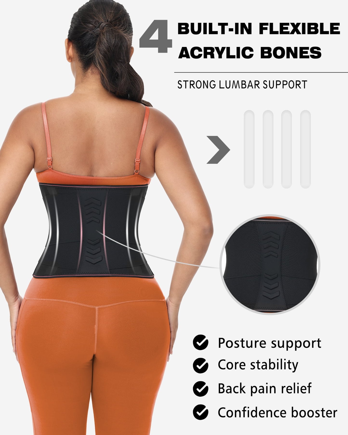 Waist Trainer for Women and Men Waist Cincher Trimmer Ab Belt with Triple Wrap